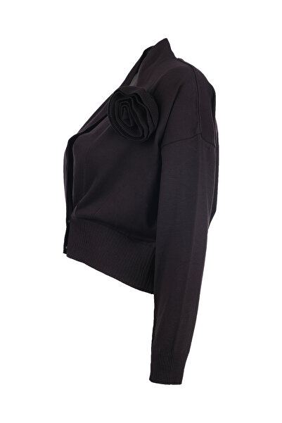 Unique fashion Unique Fashion Minimalist V-Neck Long Sleeve Women's Crop Card...