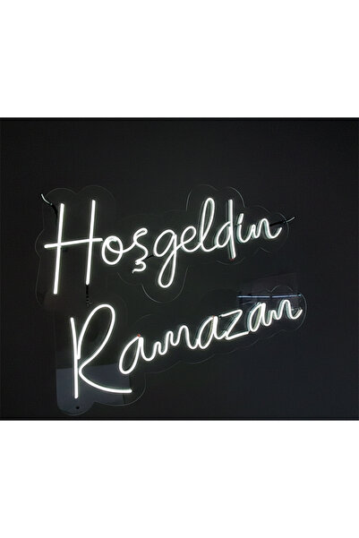Genel Markalar Hoşgeldin Ramazan ısteğe Göre Ramadan Mubarak Neon Led Tabela