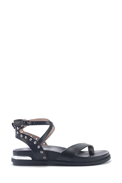 Nine West Sandale plate pentru femei Herlan 5fx negre