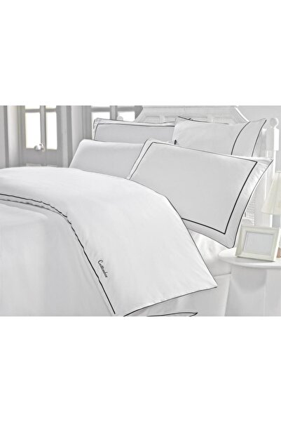 Cotton Box Set de lenjerie de pat clasic din bumbac, dublu, Mahur