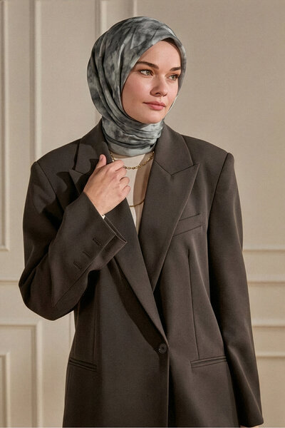SilkTouch Mink Cloud Pattern Cashmere Scarf