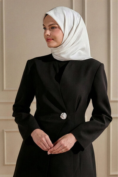 SilkTouch Silky Monogram Pattern Coral Scarf