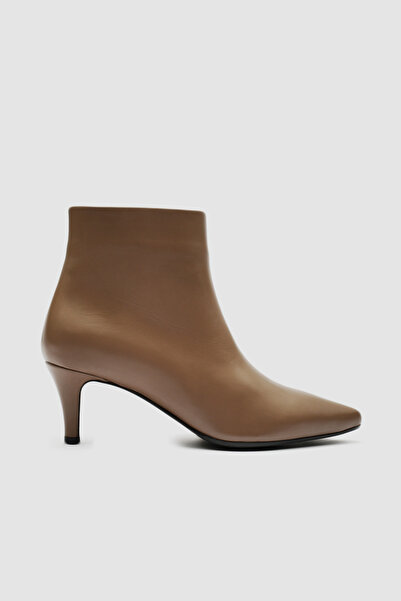 TOGO Vizon Hakiki Deri Kadın Topuklu Bot [060283]