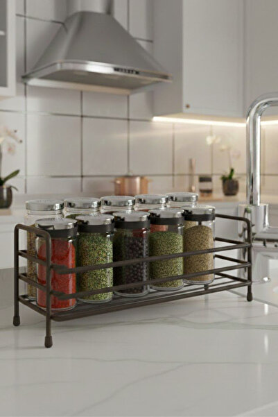 UG Home Bathroom Kitchen Organizer Black Metal Spice Rack Stand over Sink Bat...