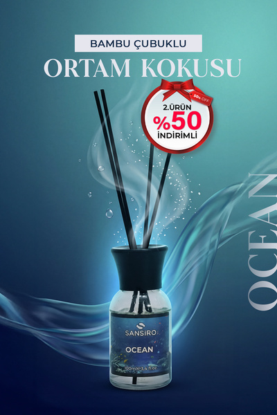 Sansiro Ocean 100ml Bambu Çubuklu Ortam Kokusu