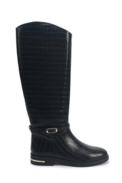 Nine West NUCIA2 5PR Siyah Kadın Düz Çizme