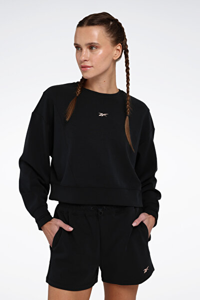 Reebok RONE C NECK Siyah Kadın Sweatshirt