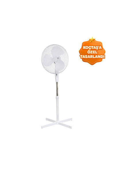 Opp Ayaklı 40 cm Beyaz Vantilatör 45 Watt 90 Derece