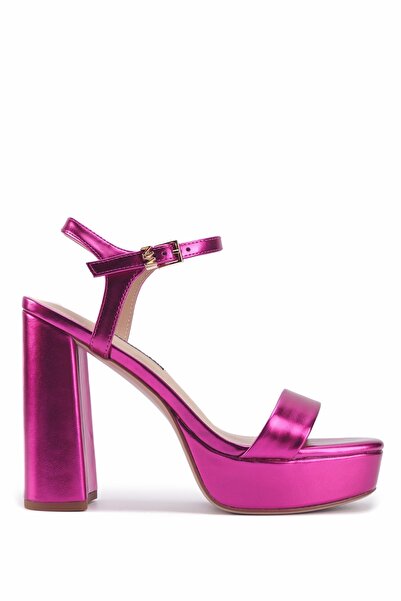Nine West Sandale cu toc pentru femei 3PR fucsia