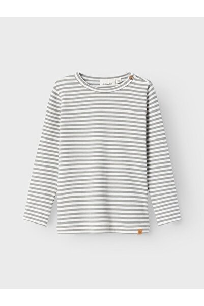 Lil' Atelier Mini Oberteil mit langen Ärmeln Slim Fit