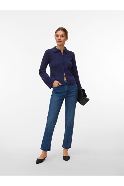 Vero Moda Slim Fit Jeans VMAMARA Mid Rise Gerade geschnitten Jeans