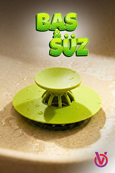 Viritias 2 Fonksiyonlu Gider Kapatıcı, Süzgeç Silikon Lavabo Ve Küvet Tıkacı