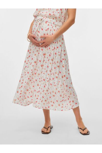 Mama Licious Rock Hohe Taille Midirock