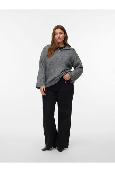 Veromoda Curve Strickpullover VMCMIRLA Strickpullover