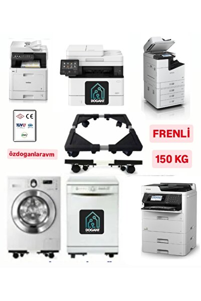 dogant özdoğanlar avm Tekerlekli Çeksür Teleskopik Yazıcı Altlığı Çamaşır Mak...