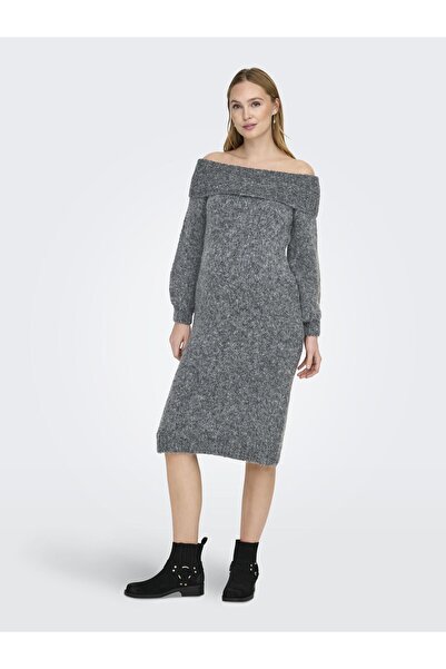 ONLY MATERNITY Strickkleid OLMMARIE Midikleid