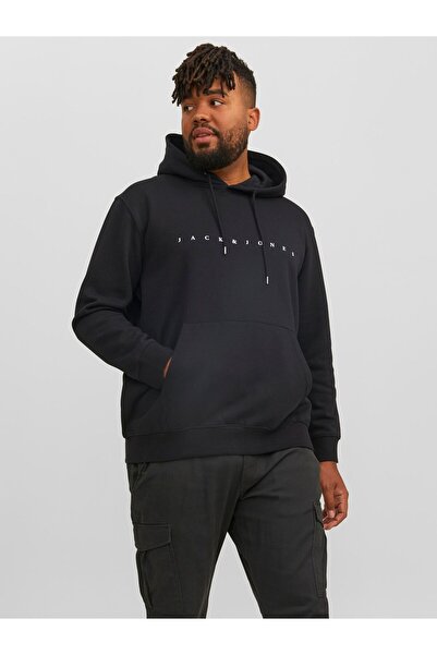 Jack & Jones Plus Kapuzenpullover Plus Size Logo Kapuzenpullover