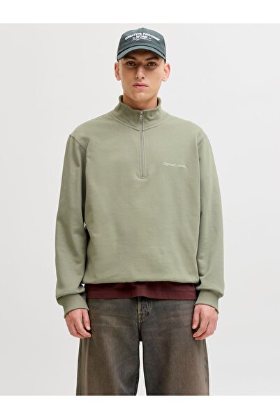 Jack & Jones Φούτερ με μισό φερμουάρ Φούτερ με μισό φερμουάρ