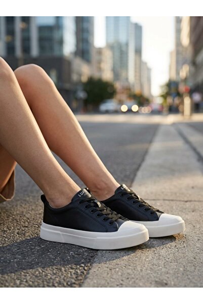 Lufian حذاء ميا بلاك كاجوال باللون الأسود