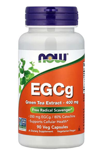 Now Foods Supplements, EGCg Green Tea Extract 400 mg, Free Radical Scavenger*...