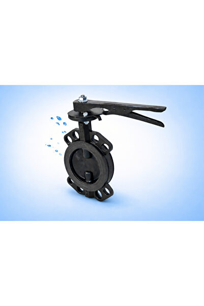 ETM Polyamid Gövdeli Manuel Kollu Wafer Tip Kelebek Vana Sulama Ana Hat 5"