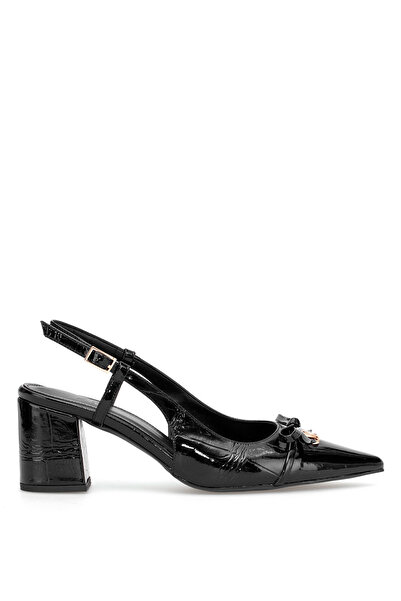 Ayakkabı Fuarı Elit ZK2702 Pantofi clasici cu toc din piele lăcuită pentru fe...