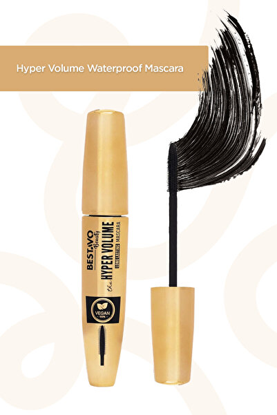 BESTAVO BEAUTY Hyper Volume Mascara - Suya Dayanıklı (Waterproof) Tubing Mask...