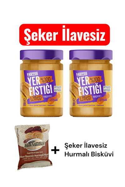 Harras Yer Fıstığı Ezmesi 350 gr 2 Li