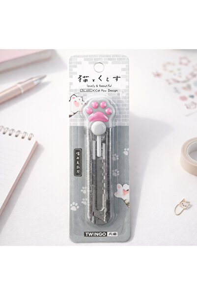 Giftpoint سكين نموذجي على شكل مخلب قطة باللون الرمادي 4x14.3 سم قطعة واحدة أد...