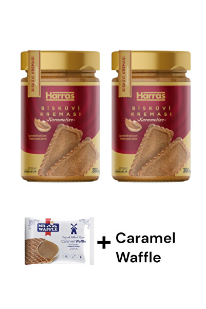 Harras Karamelize Bisküvi Kreması 350 gr 2li Set