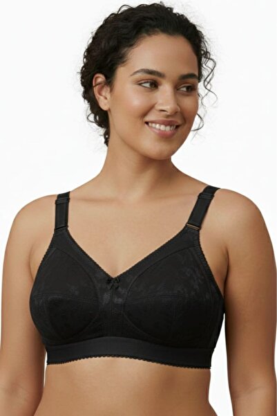 Brashop Μαύρο Γυναικείο Σουτιέν Μεγάλου Μεγέθους C που συγκρατεί και μειώνει ...