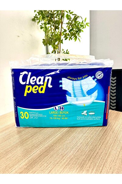 CleanPed Yetişkin Hasta Bezi Large 30 Adet
