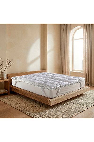 Penelope قطعة علوية مقاومة للريش 100% من ريش الإوز مقاس 160x200 سم - Piume Pu...