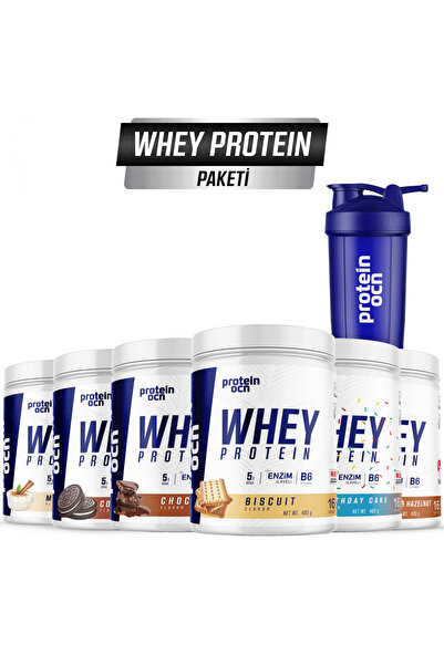Proteinocean Whey Protein™ Paketi - 6lı Paket - 400g x 6 Adet