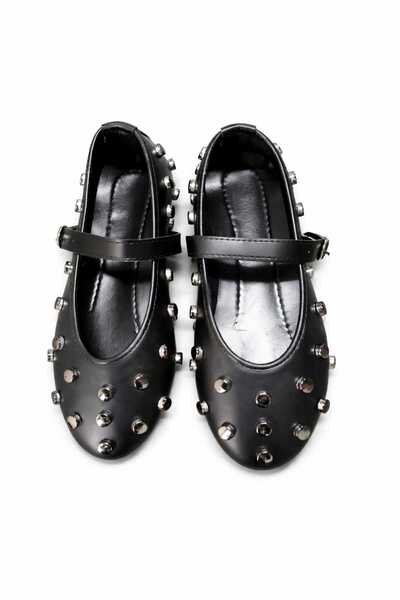 RoseVeno Pantofi de balerină casual Drop cu pietre aplicate pentru femei