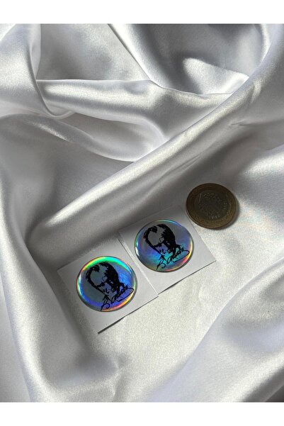 CEBECİOTO ATATURK MODEL1 هولوغرام داملا بلاكا بولو 3X3 مقاس 2 قطعة ملصق ملحقا...