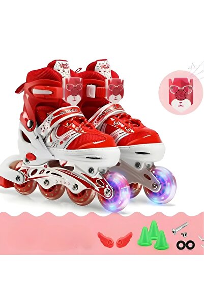 My modern game Single row roller skates for children and adults, adjustable, ...