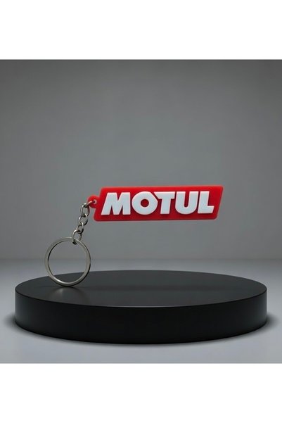 İŞCAN MOTOR Μπρελόκ Motul από σιλικόνη, 3D, μονό ύφασμα, επίπεδο, κόκκινο, γι...