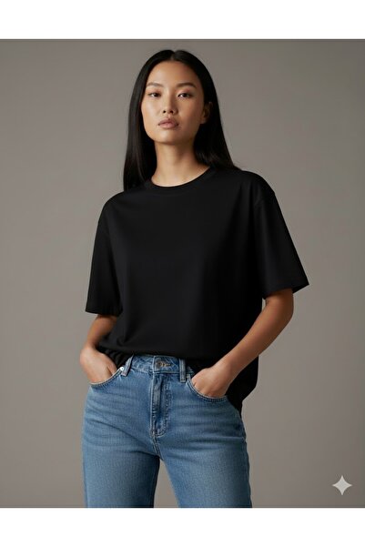 Maison La Femme Γυναικείο μπλουζάκι Unprinted Basic Cotton Oversize