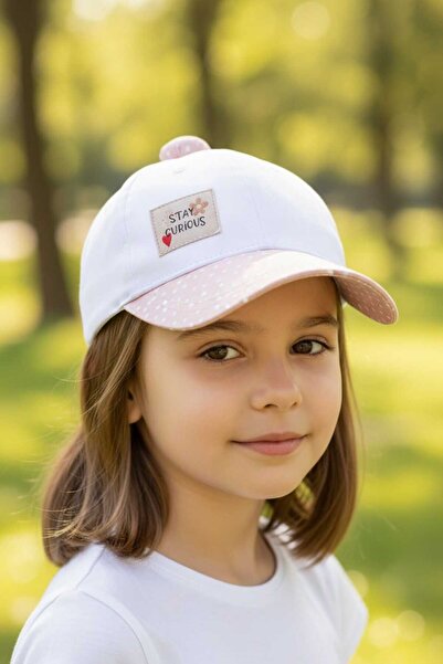 Aware Time Kitti letnja kapa za devojčice i decu uzrasta 4-8 godina sa dodacima