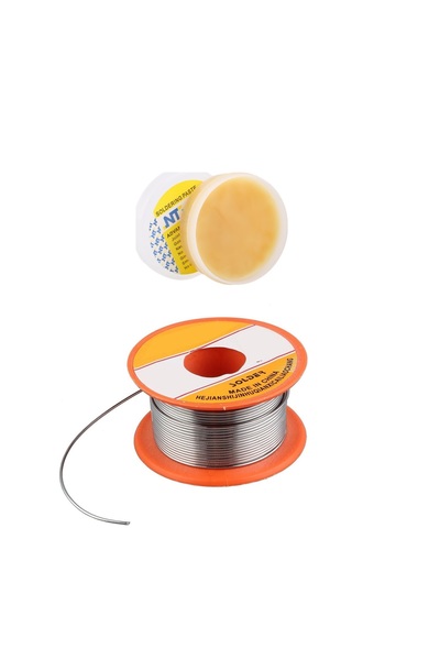 Hanedanev Makaralı Lehim Teli 40/60 Kalay / Kurşun + Lehim Pastası