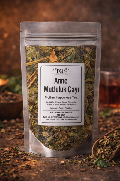 TOS The Organic Spices 1. شاي السعادة الأم عالي الجودة - 40 جرام شاي السعادة ...