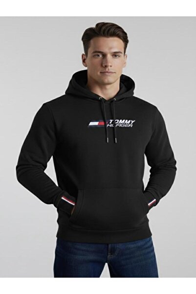 Tommy Hilfiger هودي بشعار Men Essentials