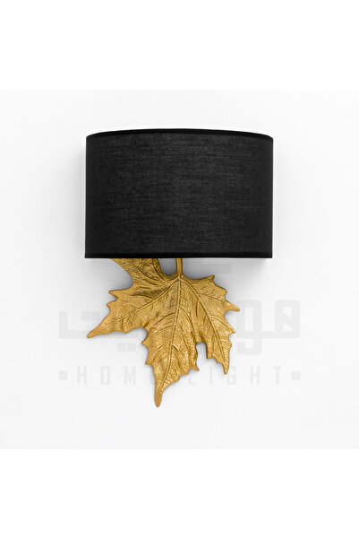 homelight ابليك شكل ورقة شجر ذهبي