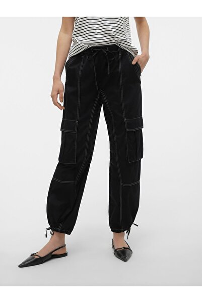 Vero Moda Hose VMKIM Mittlere Taille Cargohose