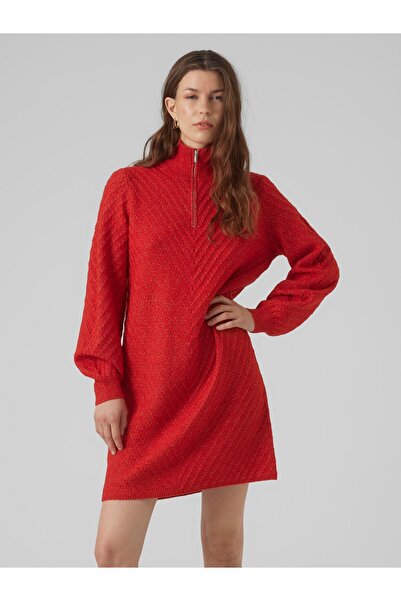 Vero Moda Strickkleid VMANJASTINNA Midikleid