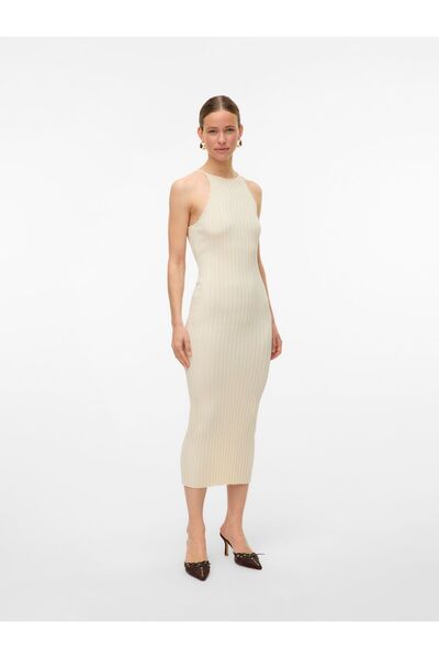 Vero Moda Strickkleid VMRIVER Langes Kleid