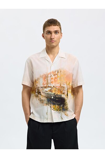 Selected Homme Kurzarmhemd Print