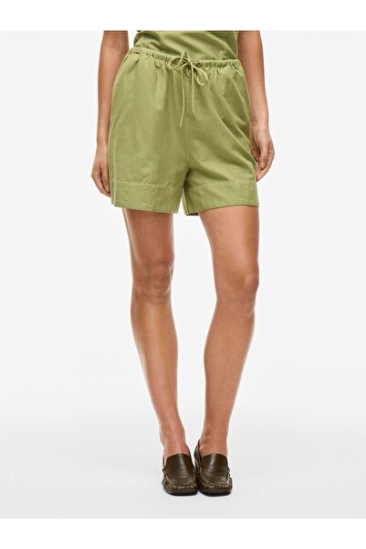 VILA Shorts mit mittlerer Taille