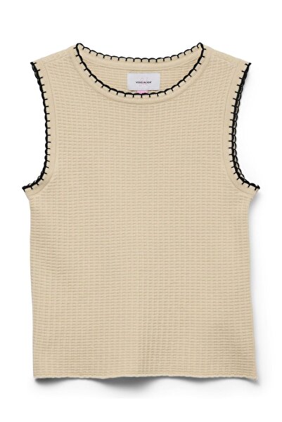 Vero Moda Girl Weste VMARUBA Gestricktes Oberteil